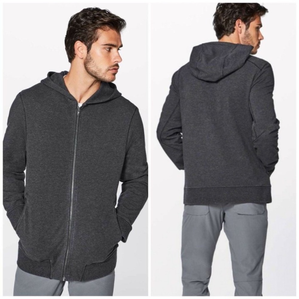 Lululemon Cross Cut Hoodie Hooded Lightweight Sweatshirt Zip Up Jacket